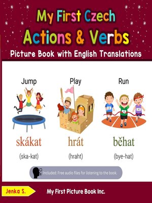 cover image of My First Czech Action & Verbs Picture Book with English Translations
